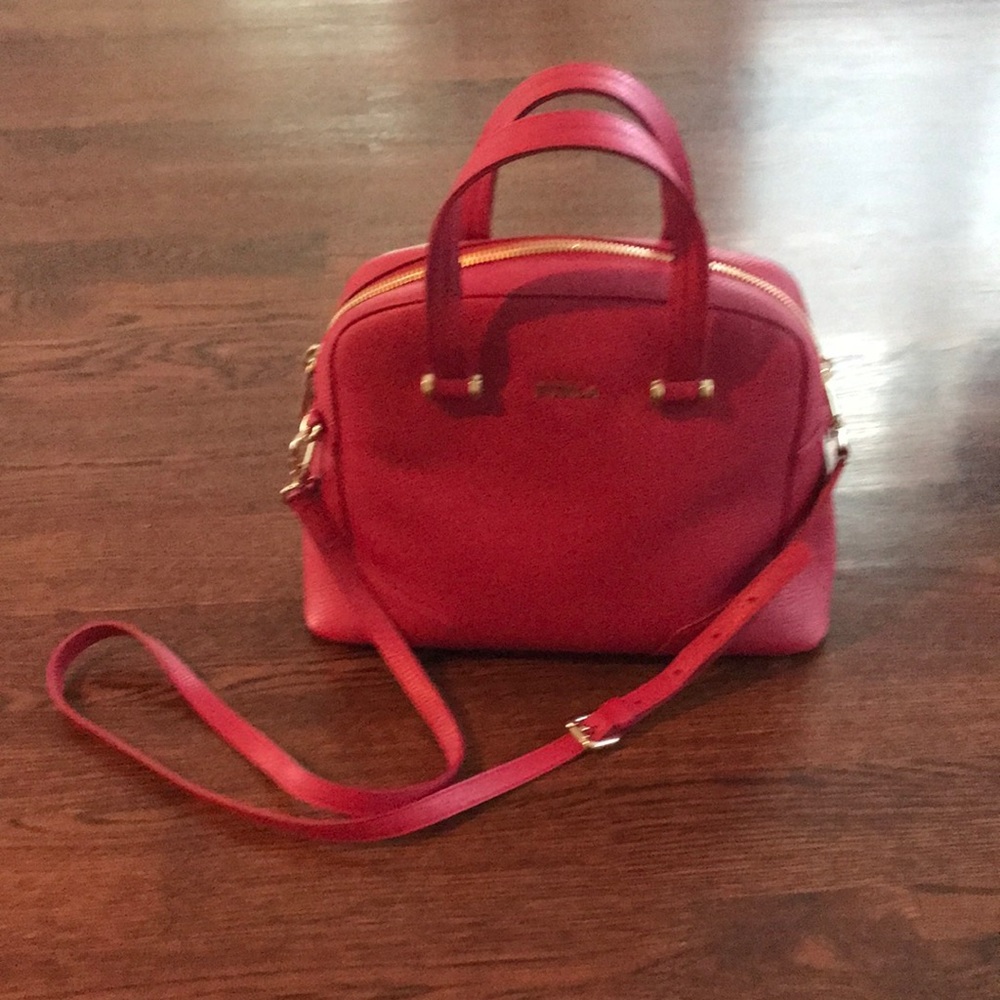 Furla leather handbag